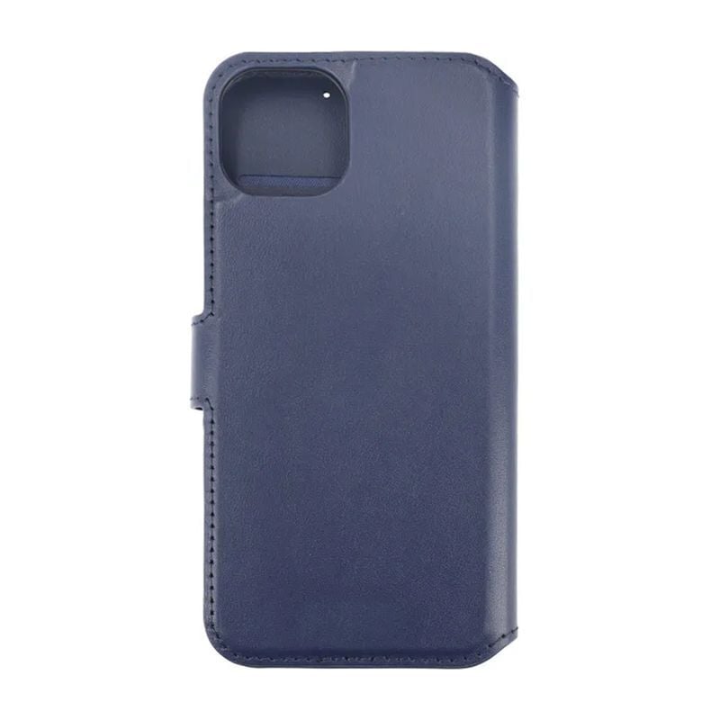 iPhone 15 Plus Plånboksfodral Läder Rvelon - Blå image 3