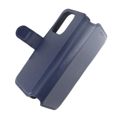 iPhone 15 Pro Plånboksfodral Läder Rvelon - Blå image 7