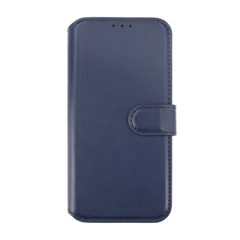 iPhone 15 Pro Max Plånboksfodral Läder Rvelon - Blå image 4