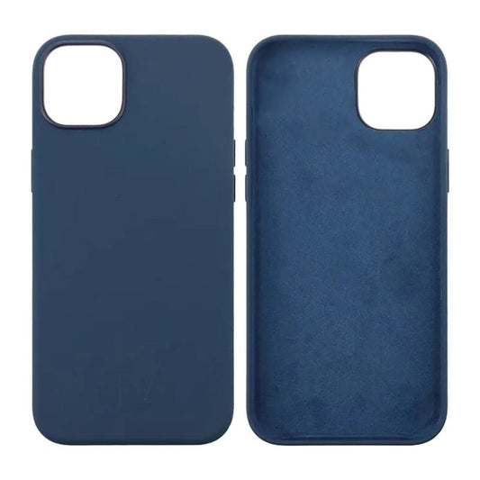 iPhone 15 Plus Mobilskal Silikon Rvelon - Mörkblå image 1