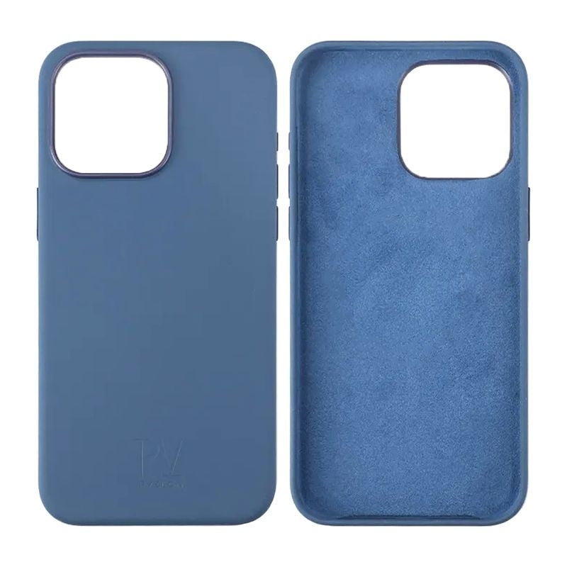 iPhone 15 Pro Mobilskal Silikon Rvelon - Mörkblå image 1