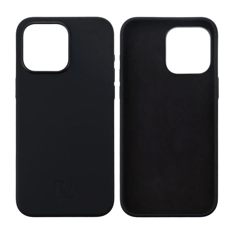 iPhone 15 Pro Max Mobilskal Silikon Rvelon - Svart image 1