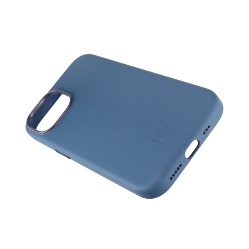 iPhone 15 Silikonskal Rvelon MagSafe - Mörkblå image 6