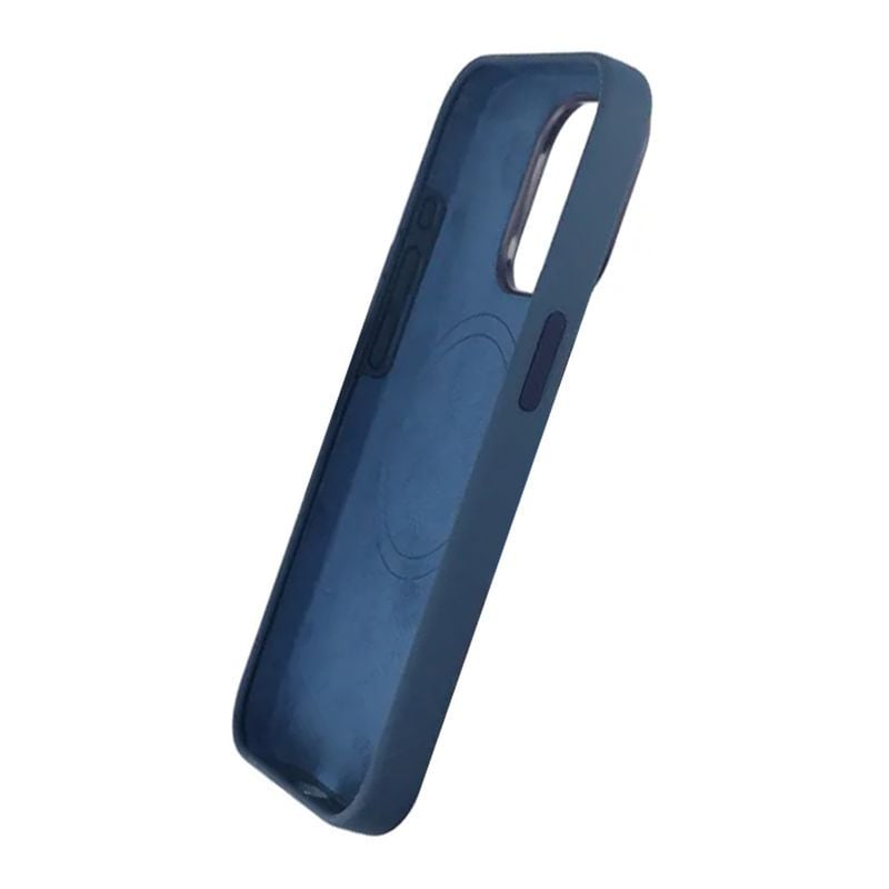 iPhone 15 Pro Silikonskal Rvelon MagSafe - Mörkblå image 5