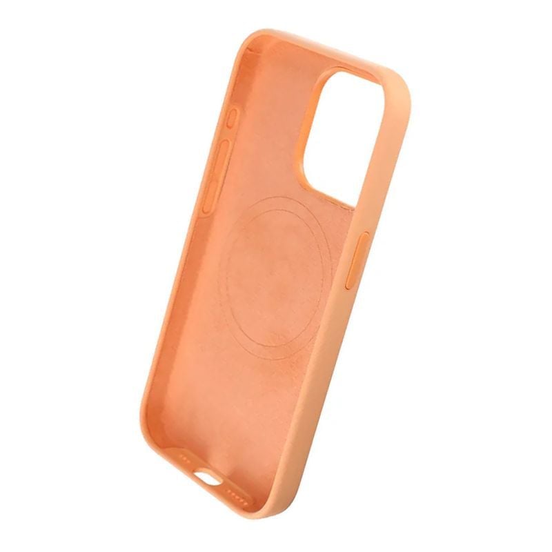 iPhone 15 Pro Silikonskal Rvelon MagSafe - Gul image 5