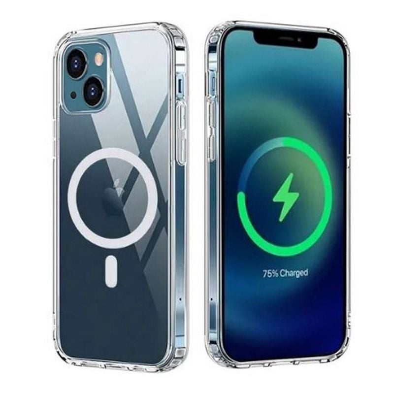 iPhone 15 Plus Mobilskal Magsafe Rvelon - Transparent image 1