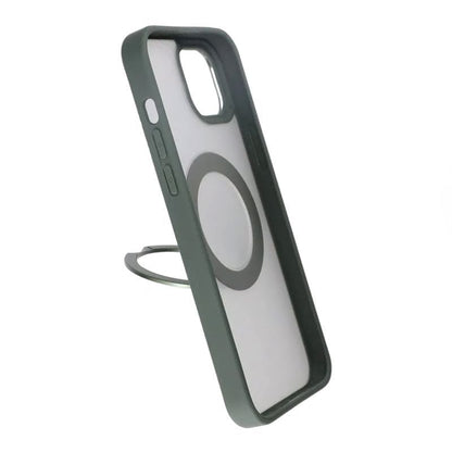 iPhone 15 Plus Skal med MagSafe Stativ Rvelon - Grön image 4