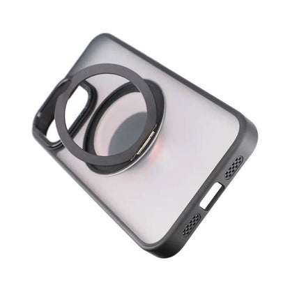 iPhone 15 Pro Max Skal med MagSafe Stativ Rvelon - Svart image 5