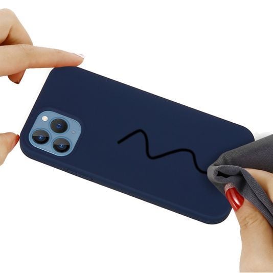 iPhone 15 Pro Silikonskal - Blå image 5