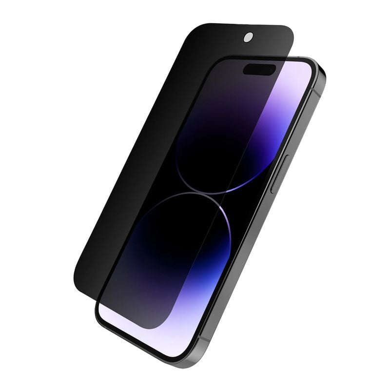 Skärmskydd iPhone 15 Pro - Privacy 3D Härdat Glas image 2