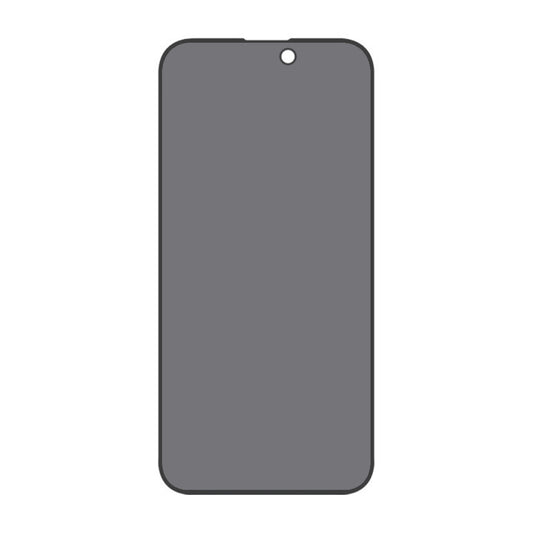 Skärmskydd iPhone 15 Pro Max - Privacy 3D Härdat Glas (bulk) image 2