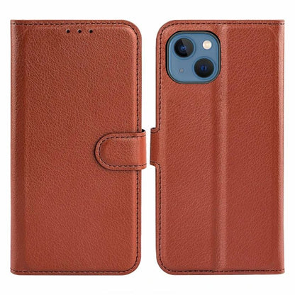iPhone 15 Plånboksfodral med stativ - Brun image 1