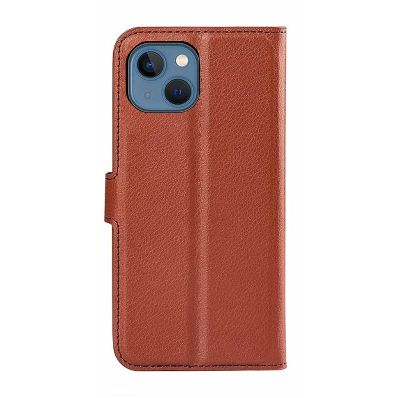 iPhone 15 Plånboksfodral med stativ - Brun image 3