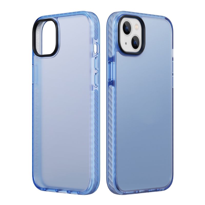 iPhone 15 Stöttåligt TPU Mobilskal - Blå image 1