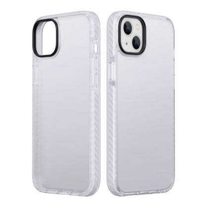 iPhone 15 Plus Stöttåligt TPU Mobilskal - Vit image 1