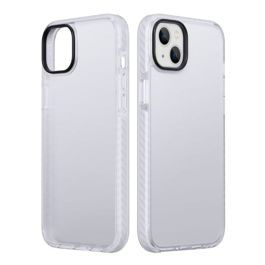 iPhone 15 Plus Stöttåligt TPU Mobilskal - Vit image 1