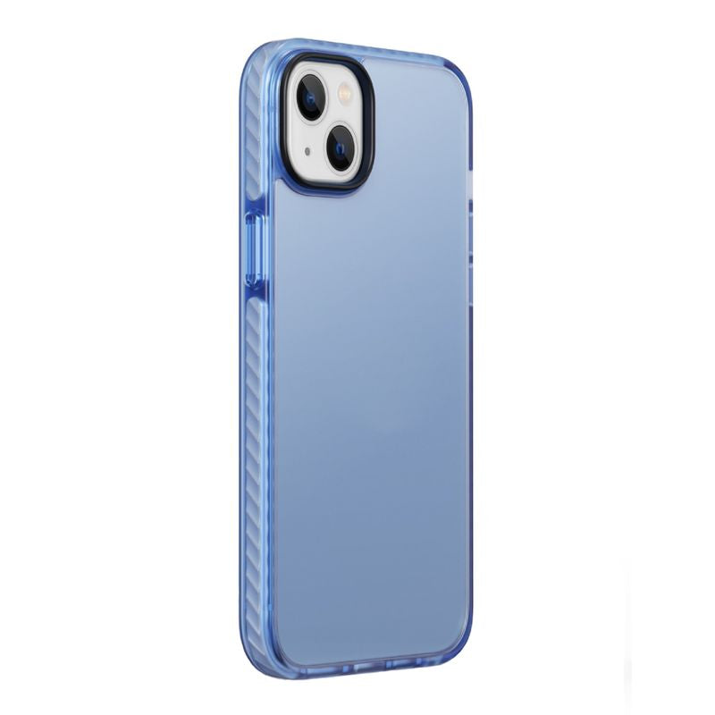 iPhone 15 Plus Stöttåligt TPU Mobilskal - Blå image 3
