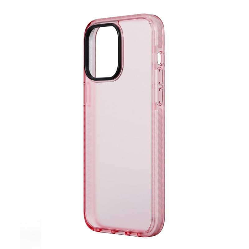 iPhone 15 Pro Stöttåligt TPU Mobilskal - Rosa image 4