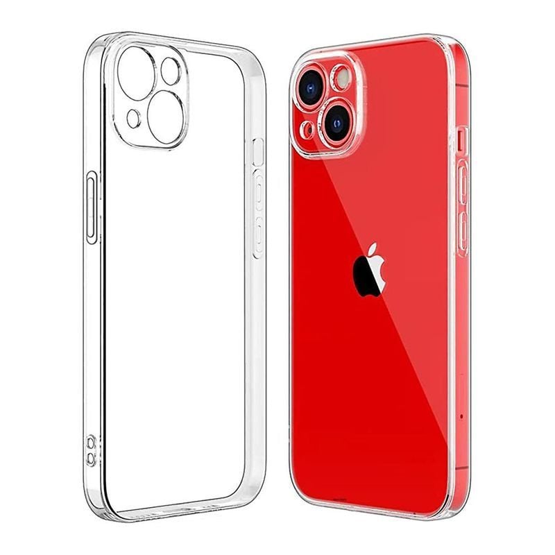 iPhone 15 Plus Mobilskal Ultratunt TPU - Vit image 1