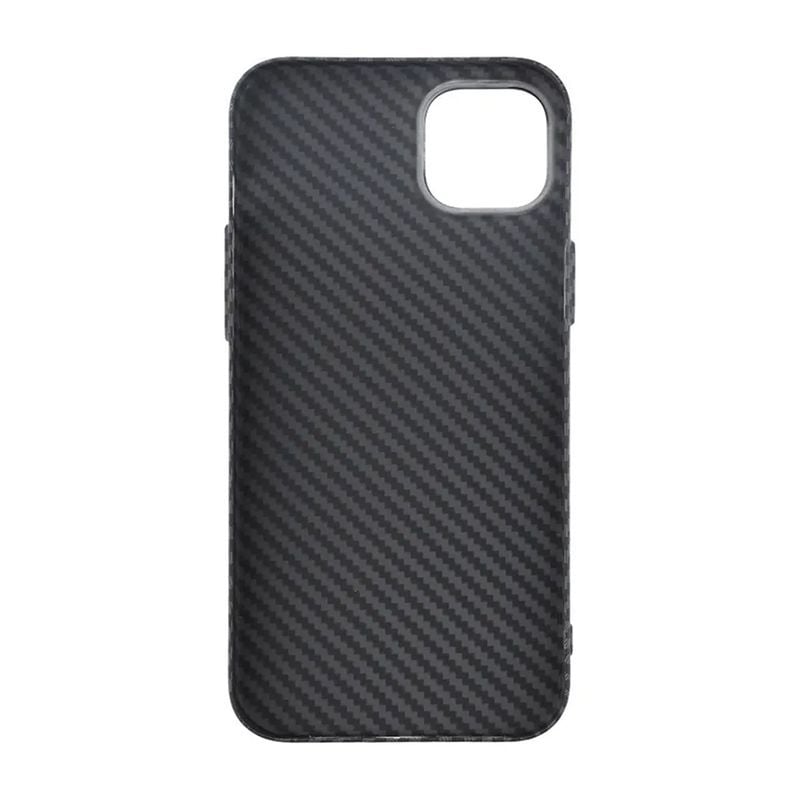 iPhone 15 Plus Mobilskal i Kolfiber - Svart image 4