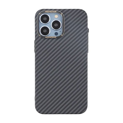 iPhone 15 Pro Max Mobilskal i Kolfiber - Svart image 2