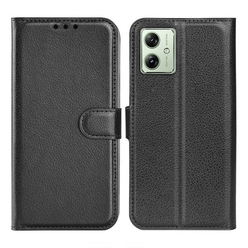 Moto G54 5G Plånboksfodral med Stativ - Svart image 1