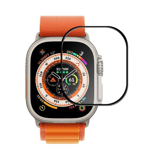 Apple Watch Ultra 49mm Skärmskydd Härdat Glas - Svart image 1