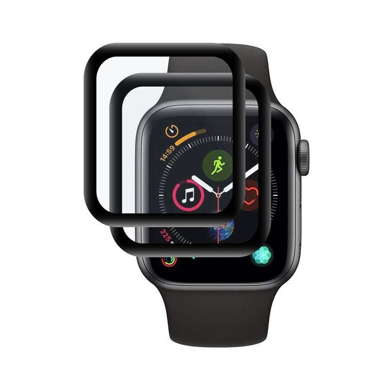 Apple Watch SE 2 1 40mm Skärmskydd Härdat Glas - Svart image 1