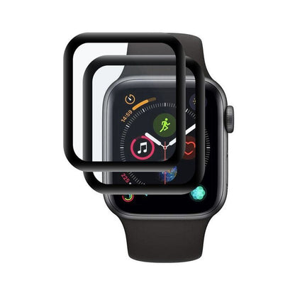 Apple Watch SE 2 1 40mm Skärmskydd Härdat Glas - Svart image 1