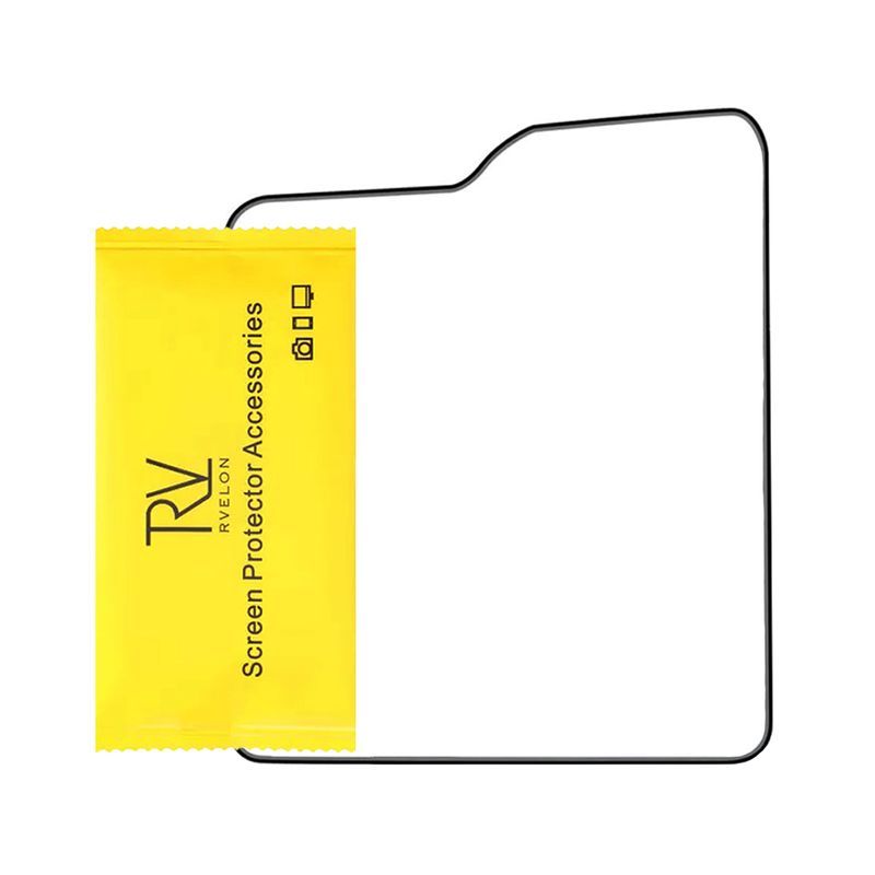Samsung Galaxy Z Flip 5 Skärmskydd Härdat Glas - Svart (bulk) image 3