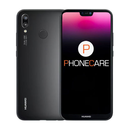 Begagnad Huawei P20 Lite dual 64GB Svart - Bra skick (B) image 1
