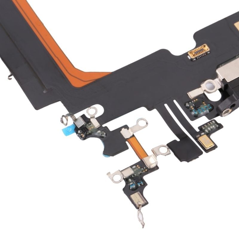 iPhone 13 Pro Max Laddkontakt med Flexkabel Original - Svart image 8