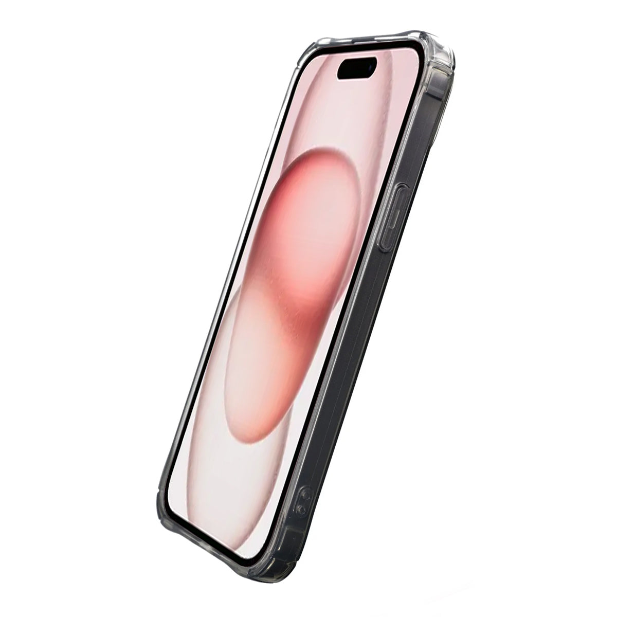 iPhone 15 Plus Stöttåligt Skal med Korthållare - Svart image 5