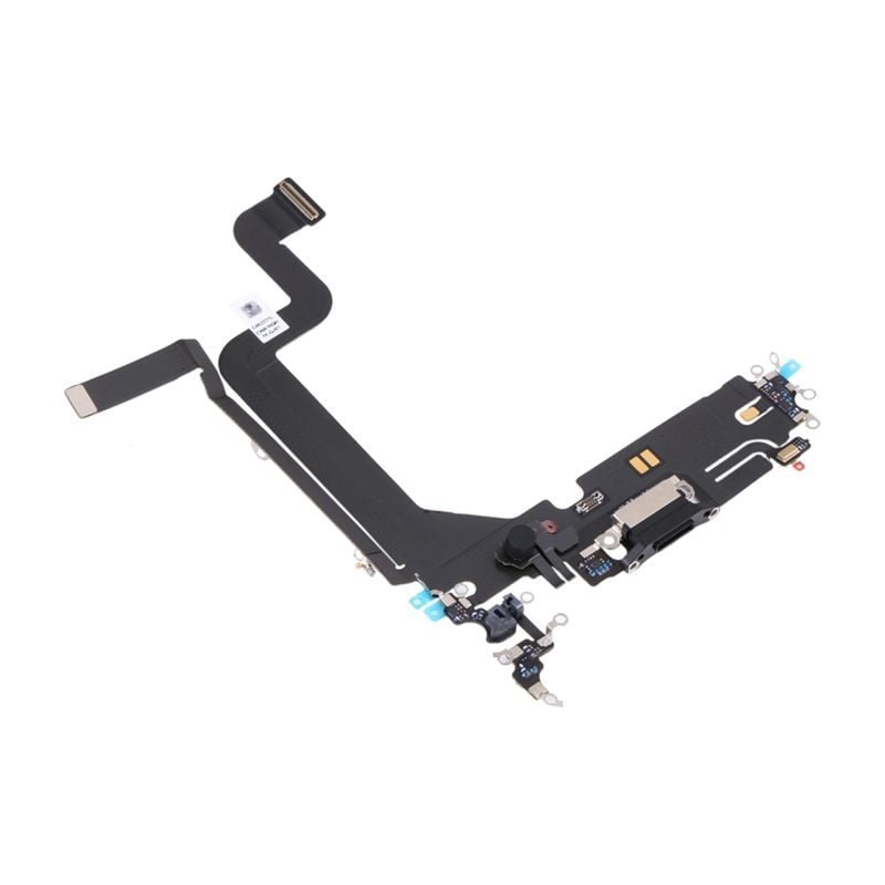 iPhone 14 Pro Laddkontakt med Flexkabel Original - Svart image 2