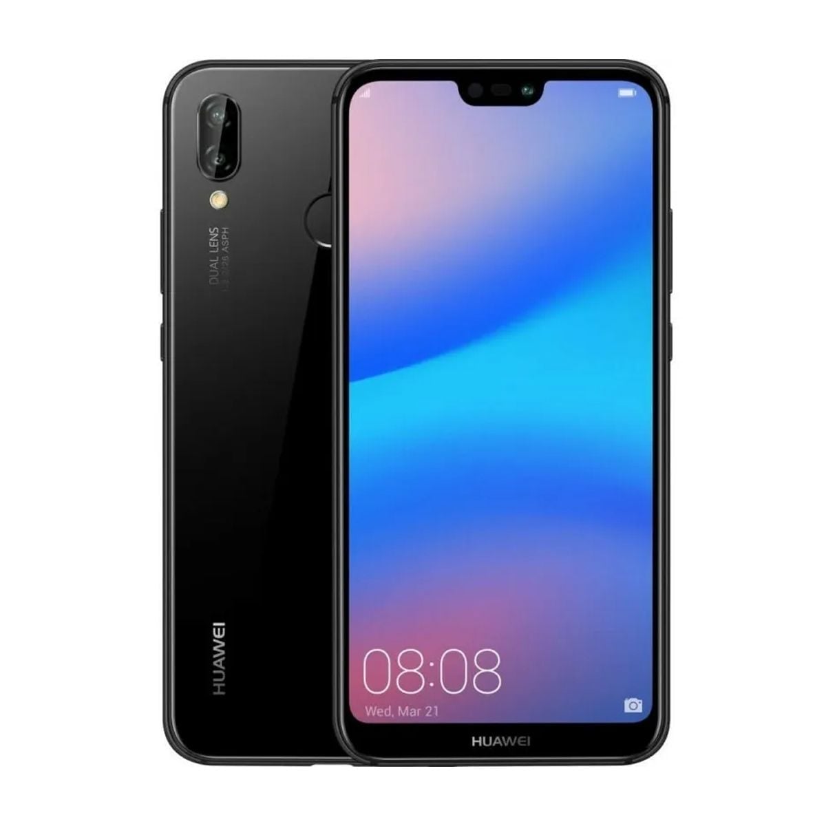 Begagnad Huawei P20 Lite 64GB Svart - Mycket bra skick image 1