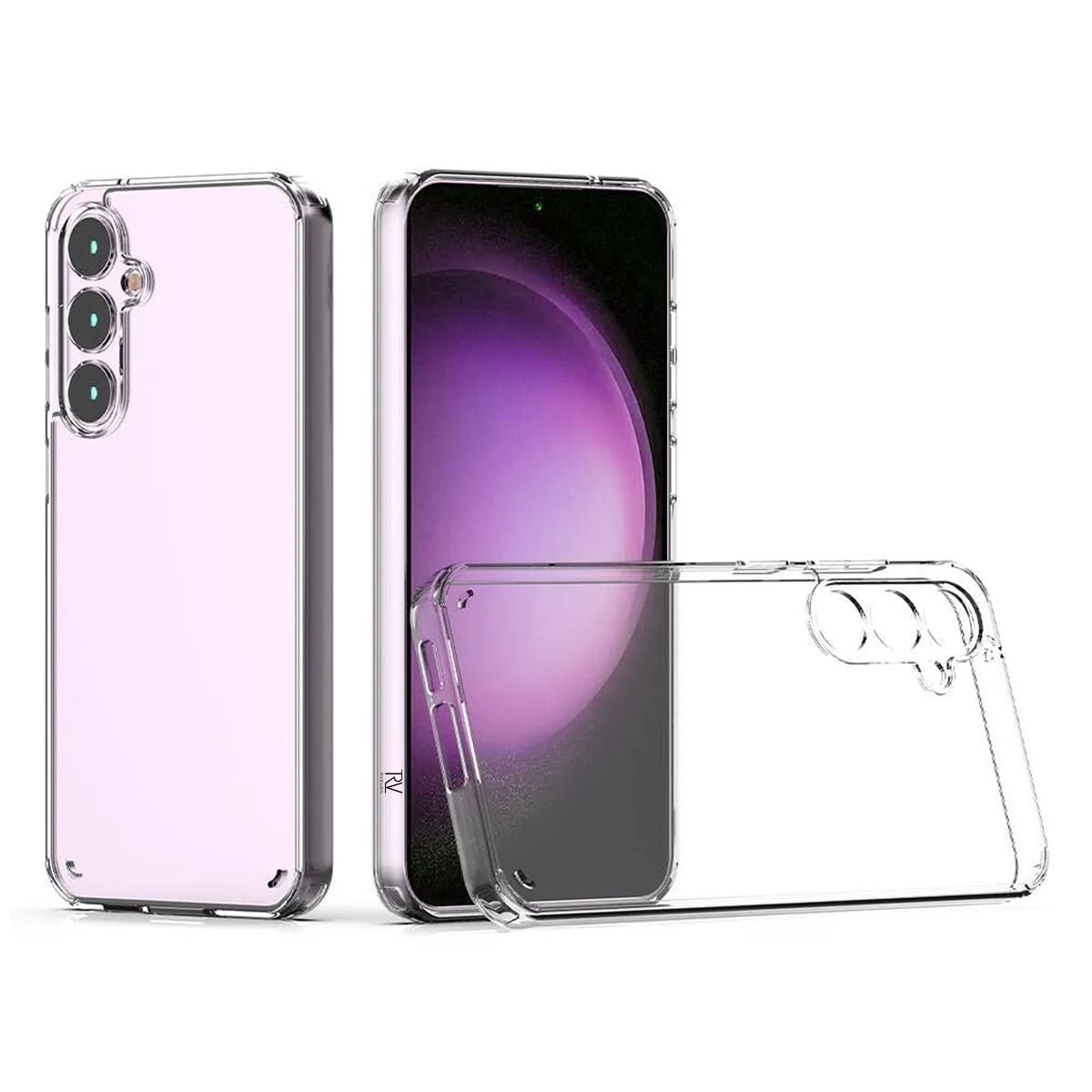 Samsung Galaxy S23 FE Stöttåligt Skal Rvelon - Transparent image 1