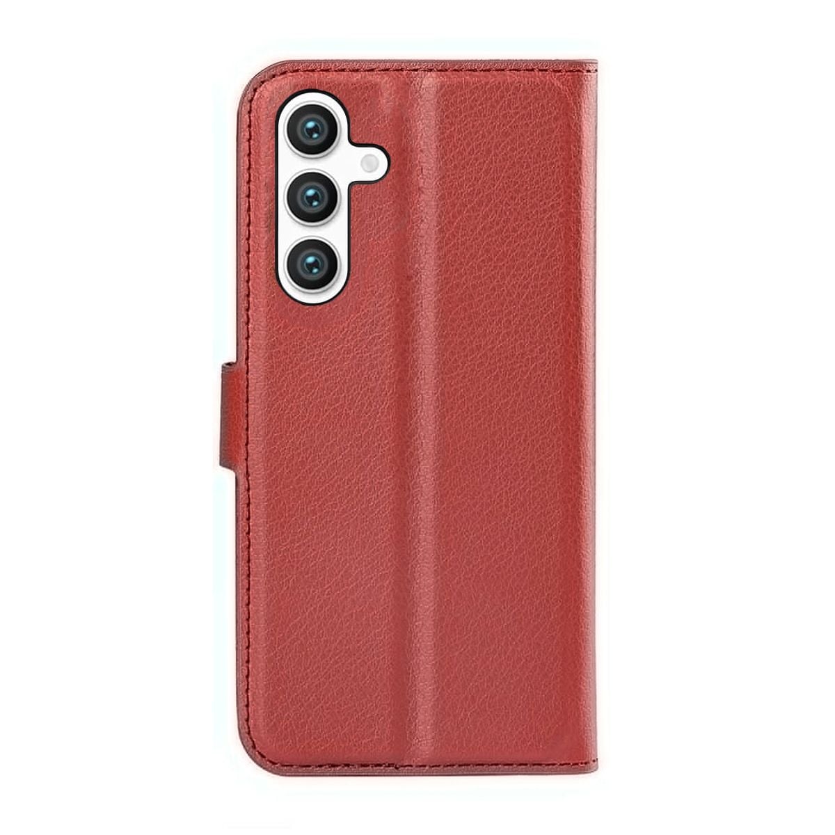 Samsung Galaxy S24 Plånboksfodral med Stativ - Brun image 3
