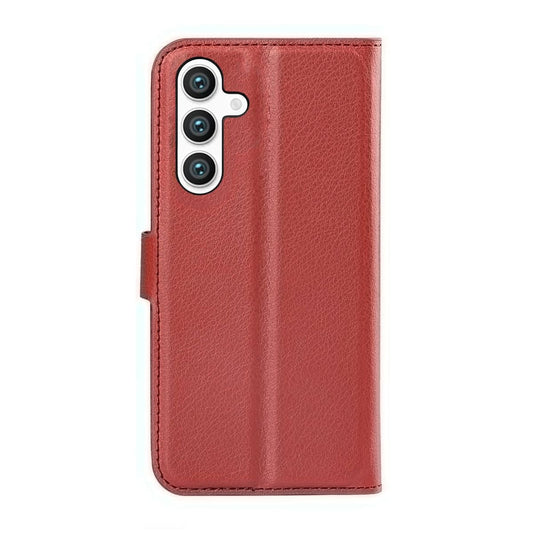Samsung Galaxy S24 Plånboksfodral med Stativ - Brun image 3