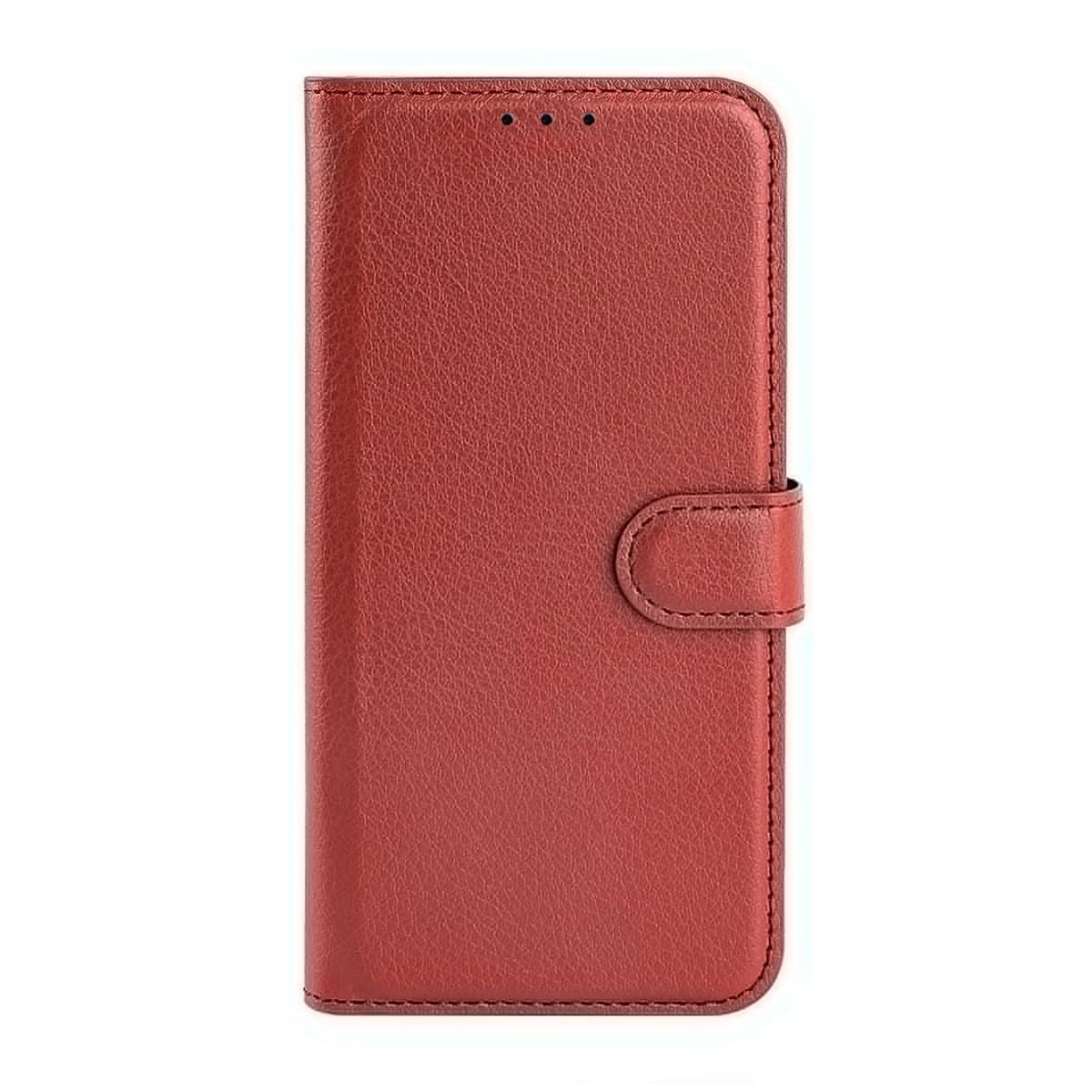 Samsung Galaxy S23 FE Plånboksfodral med Stativ - Brun image 4
