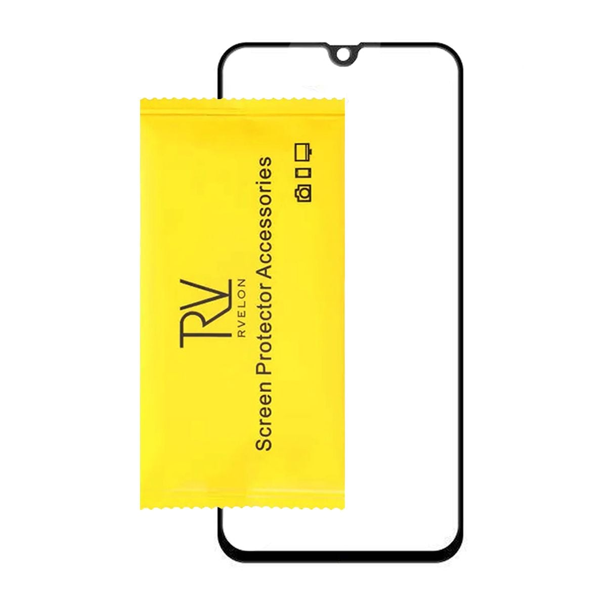 Skärmskydd Samsung Galaxy A50s - 3D Härdat Glas (miljlö) image 3