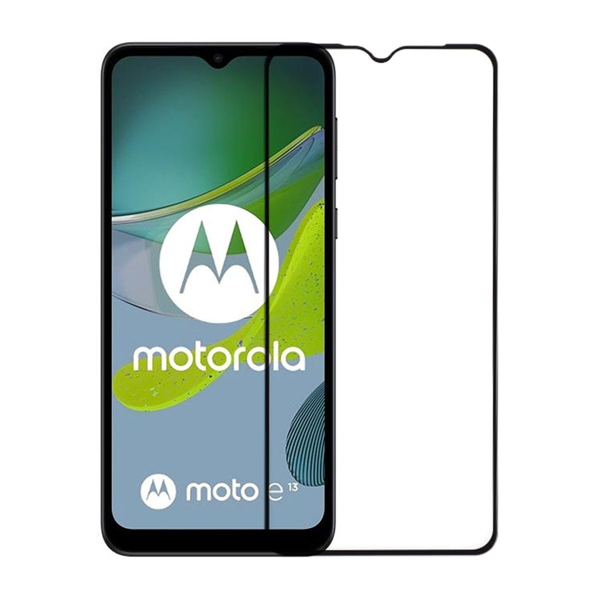 Skärmskydd Motorola Moto E13 - 3D Härdat Glas (miljlö) image 1