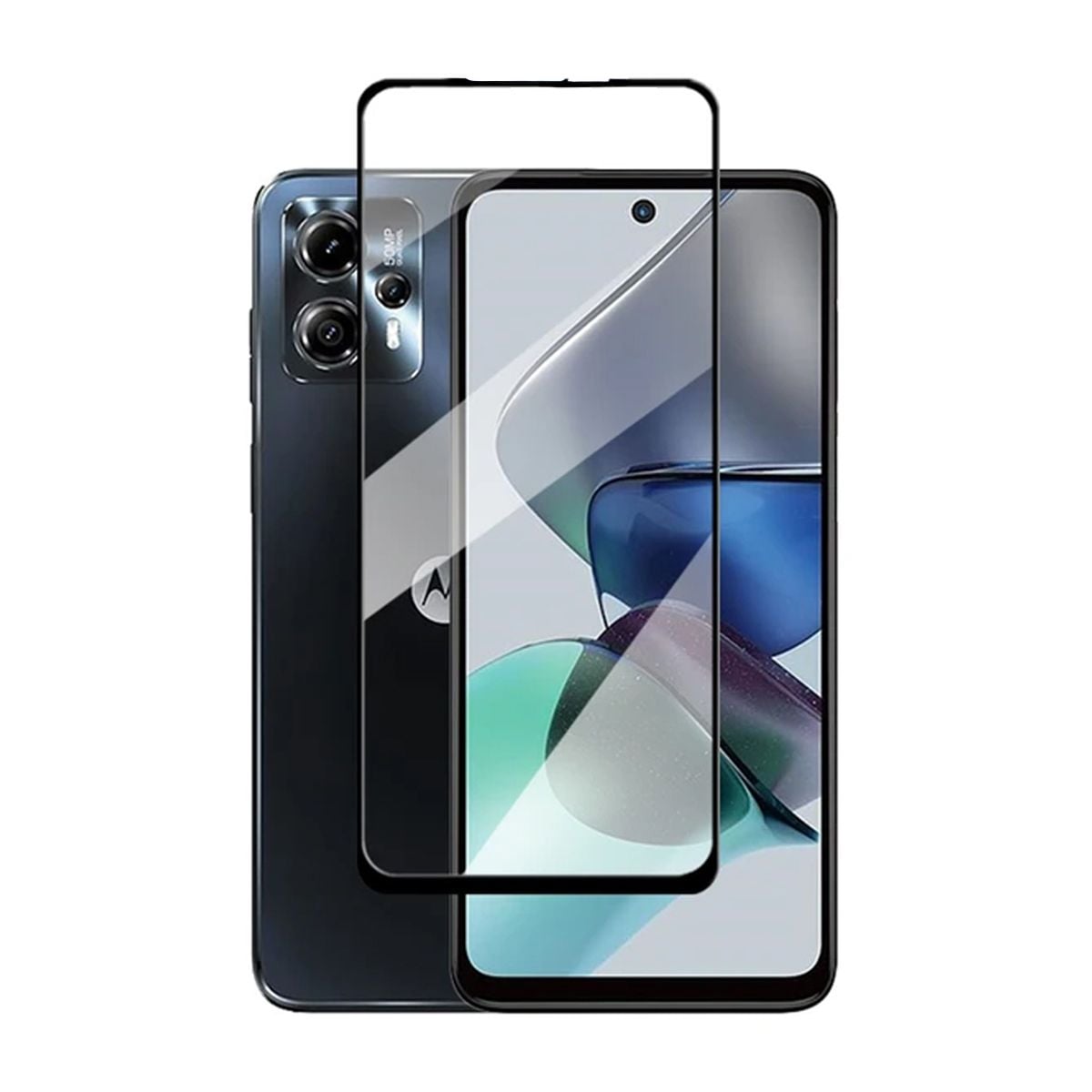 Skärmskydd Motorola Moto G23 - 3D Härdat Glas (miljlö) image 1