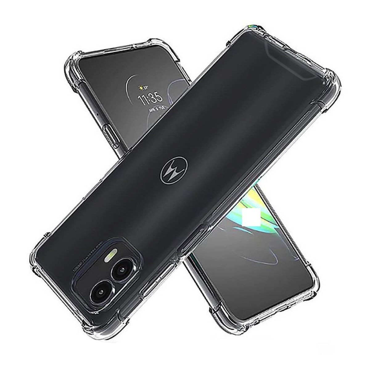 Motorola Moto G13/G23 Stöttåligt Skal - Transparent image 1