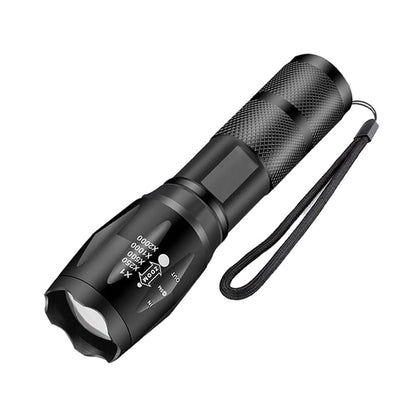 High Power Led Flashlights Camping Torch 5 Lighting ModesAluminum Alloy Zoomable Light Waterproof Material image 1
