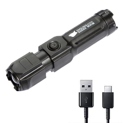 Uppladdningsbar USB Ficklampa Vattentät - 100000 Lumen image 1