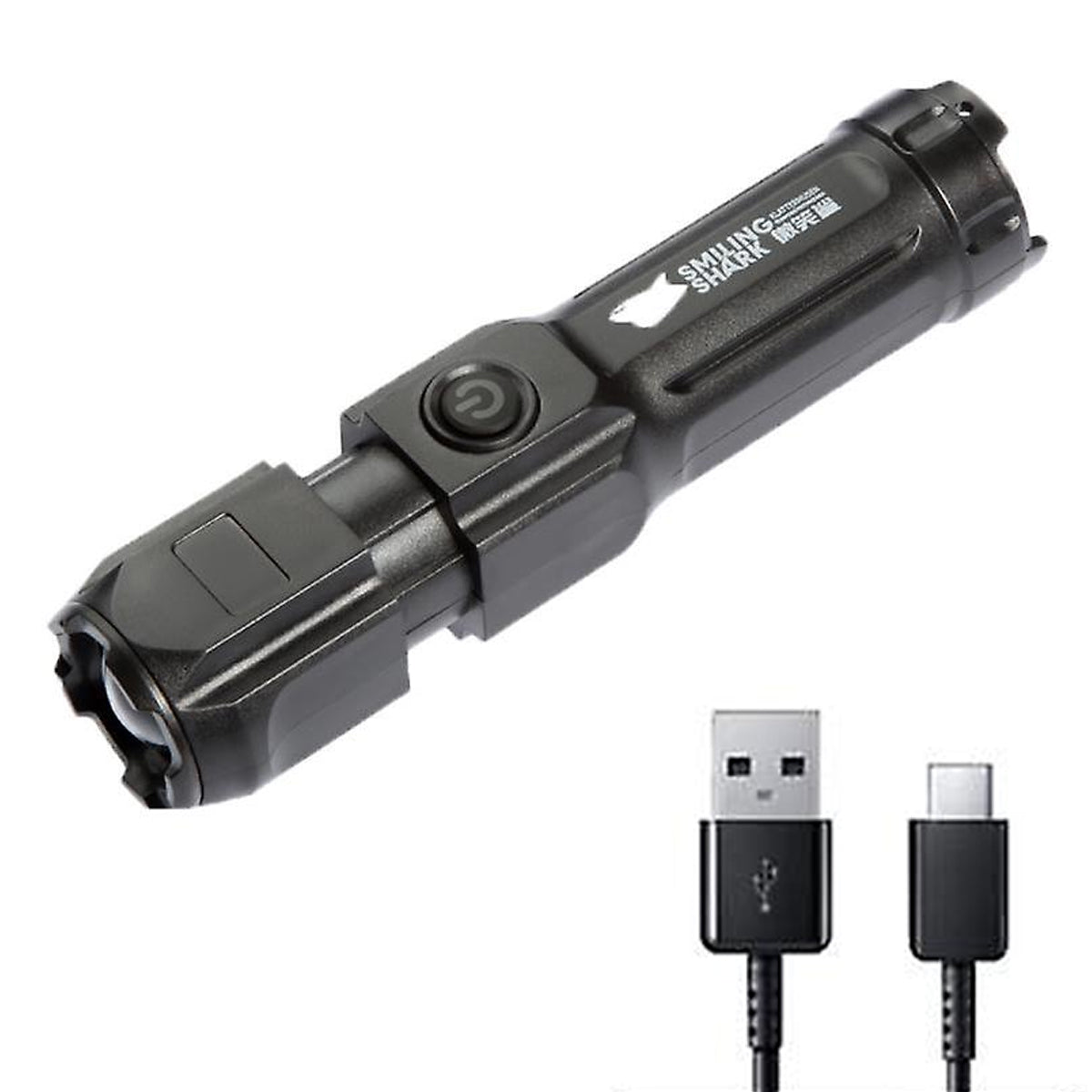 Uppladdningsbar USB Ficklampa Vattentät - 100000 Lumen image 1