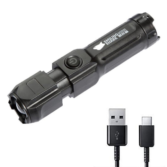 Uppladdningsbar USB Ficklampa Vattentät - 100000 Lumen image 1