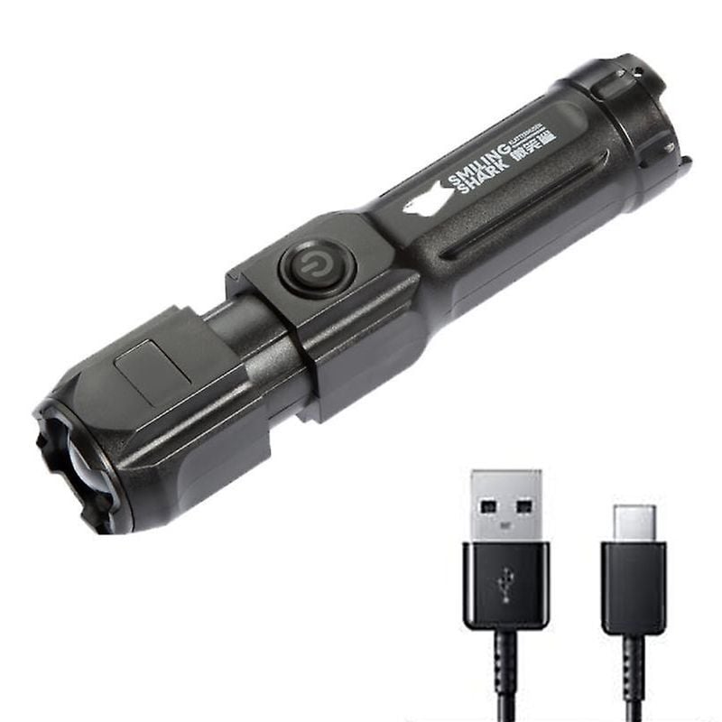 Uppladdningsbar USB Ficklampa Vattentät - 100000 Lumen image 5