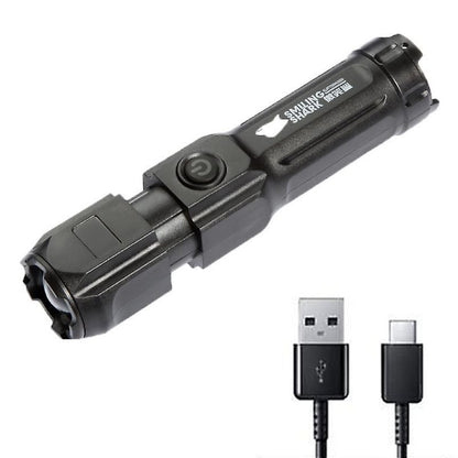 Uppladdningsbar USB Ficklampa Vattentät - 100000 Lumen image 5