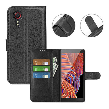 Samsung Galaxy Xcover 7 Plånboksfodral med Stativ - Svart image 5